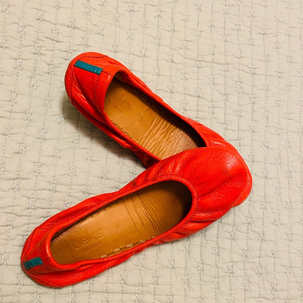 Tieks in Poppy ballet flats